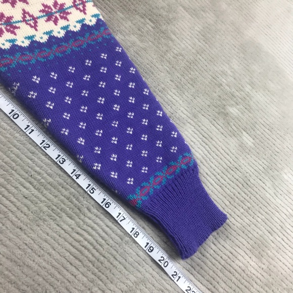 Vintage Stowe Woolens Mock Knit Wool Sweater - Picture 5 of 8